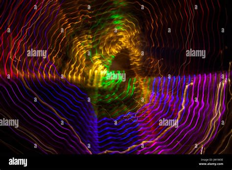 Kinetic light painting Stock Photo - Alamy