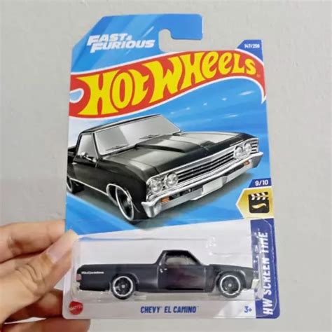 Hot Wheels 2025 Case G Chevy El Camino Black Fast Furious Int Card 147 Walmart