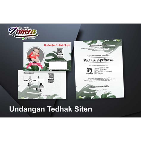 Jual Undangan Tedhak Siten B Shopee Indonesia