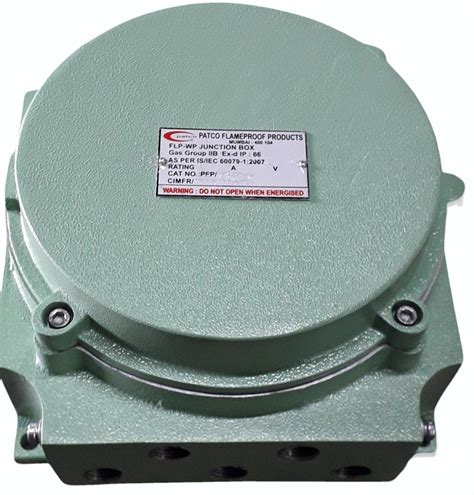 Aluminium FLAMEPROOF WEATHERPROOF JUNCTION BOX 220 X 220 X 110MM For