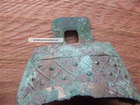 Ancient Chinese A Decorated Bronze Bell Han Dynasty 1st Century B C