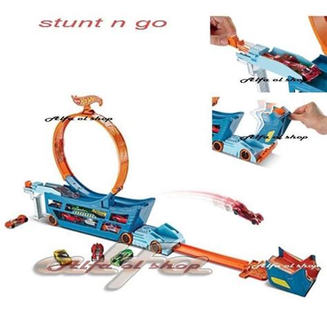Promo Stunt Go Hot Wheels Track Builder Set N Hotwheels Truck Diskon Di Seller Prasywa