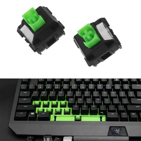 Buy 2Pcs Razer Green RGB SMD Switches 3 Pin for Razer BlackWidow Lite ...