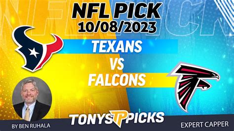 Houston Texans Vs Atlanta Falcons 10 8 2023 Week 5 FREE NFL Picks And