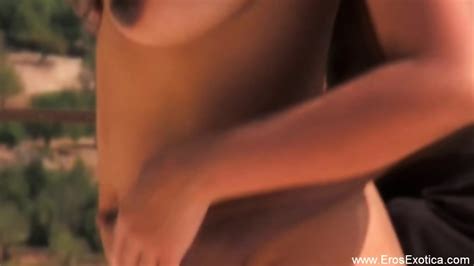 Outdoor Lovemaking With Brunette Babe And Her African Lover India Babe