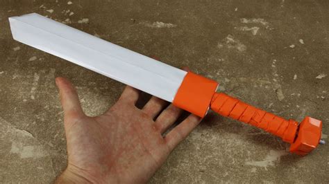 Как сделать крутой меч из бумаги! - YouTube