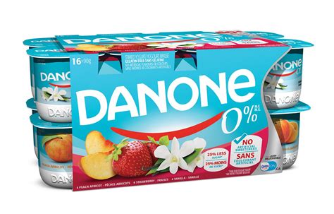 Danone 0 Peachstrawberryvanilla Stirred Yogurt Walmart Canada