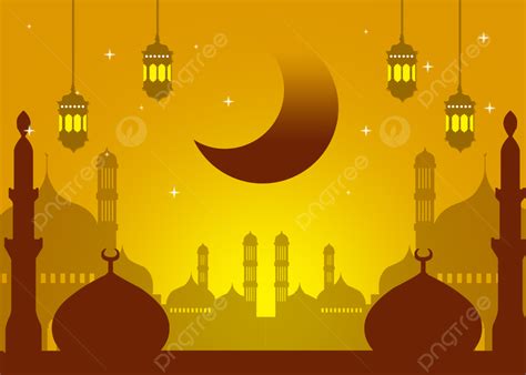 Gambar Masjid Warna Kuning Putih Background Dark Blue Jan Underwood