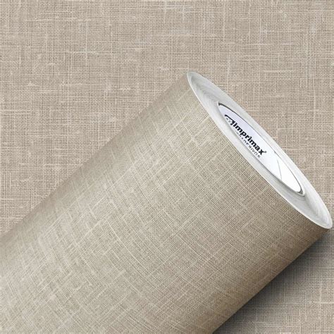 Papel De Parede Linho Brim Bege