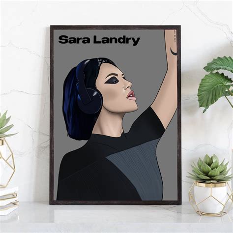 Sara Landry Dj Poster Etsy In 2025 Photo Wall Art Music Wall Art