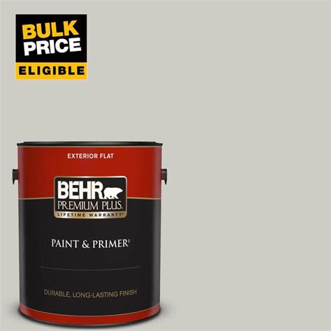 Behr Premium Plus Gal Ppu Chic Gray Flat Exterior Paint