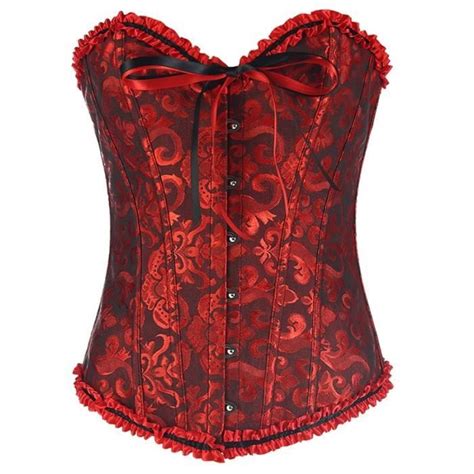 Bustier Femme Femmes Corsets Sexy Lingerie Bustier Korset Dentelle Shapewear Grande Taille Top