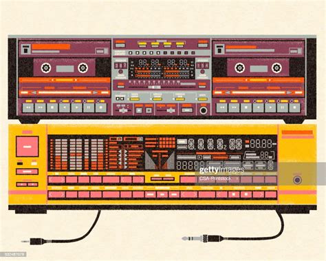 stereo components high res vector graphic getty images