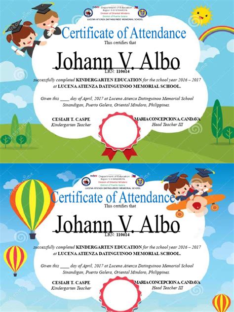 Certificate of Attendance | PDF