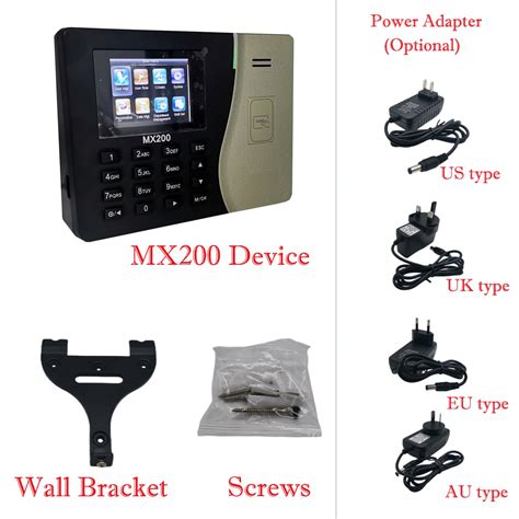 Mx Tcp Ip Rfid Khz Card Attendance System Ssr Proximity Card Time