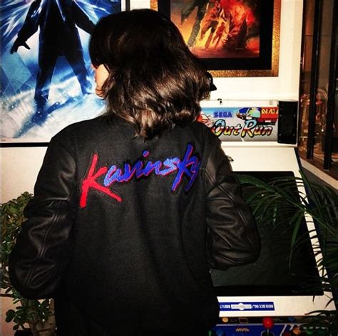 Surface To Air X Kavinsky LetterMan Jacket Photo Instagram