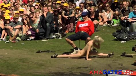 Fully Nude Lapdance In Front Of A Crowd