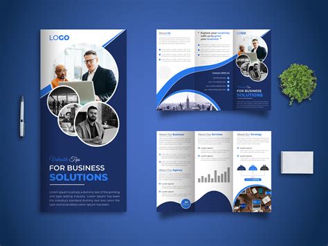 Modern And Corporate Trifold Brochure Template On Behance