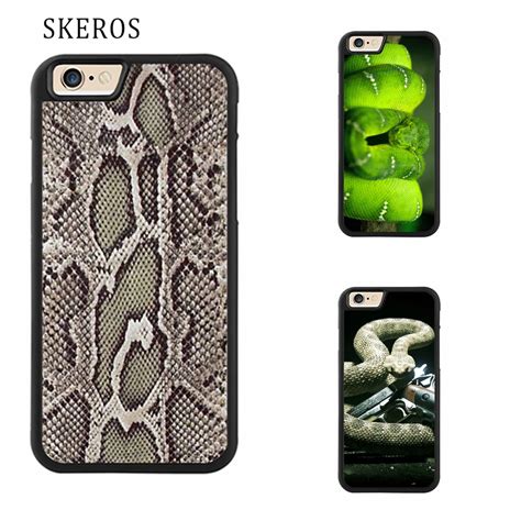 SKEROS Snakeskin Snake Pattern Protective Cover Phone Case For Iphone X