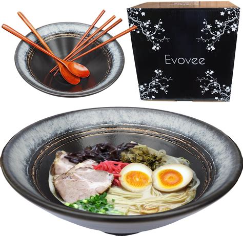 Amazon APEX S K 4 Sets 30 Ounce Japanese Ramen Noodle Soup Bowl