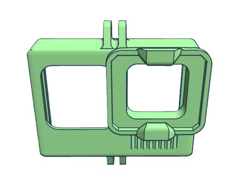 GepRC Naked GoPro Hero Case W TBS ND Filter Holder Double Mounting Loops Body