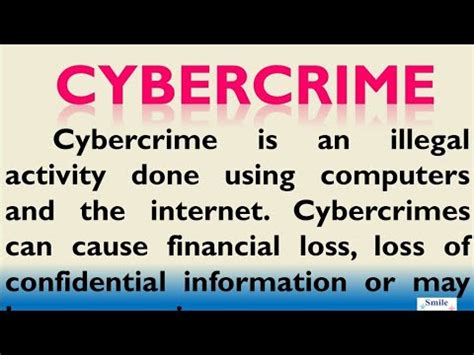 Essay On Cybercrime In English Speech On Cybercrime For Higher