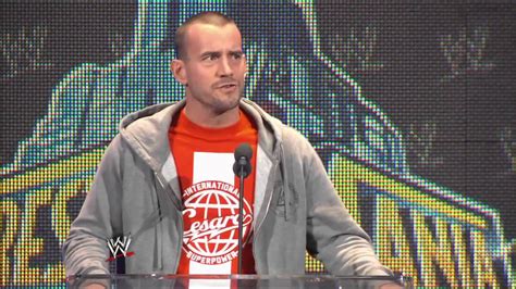 CM Punk Makes A Statement At The WrestleMania 29 Press Conference YouTube