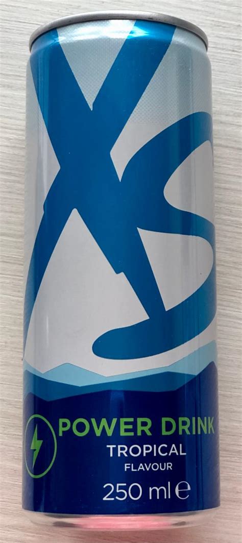 XS power drink tropical - kalorie, kJ a nutriční hodnoty ...