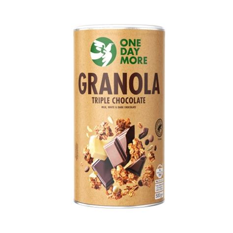 GRANOLA POTRÓJNIE CZEKOLADOWA ONEDAYMORE 400G 10025186443 Allegro pl