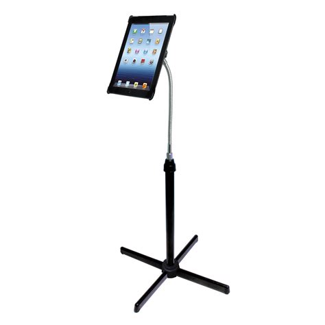 CTA Digital Height Adjustable Gooseneck Floor Stand PAD AFS B H