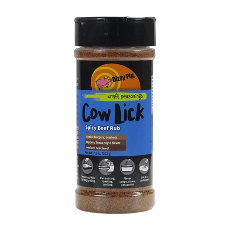 Cow Lick For Everything-Beef Rub | Dizzy Pig Craft Seasonings