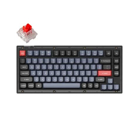 Keychron V A Frosted Black Red Switch Rgb Hot Swap Keychron K Pro Mechanical Selling