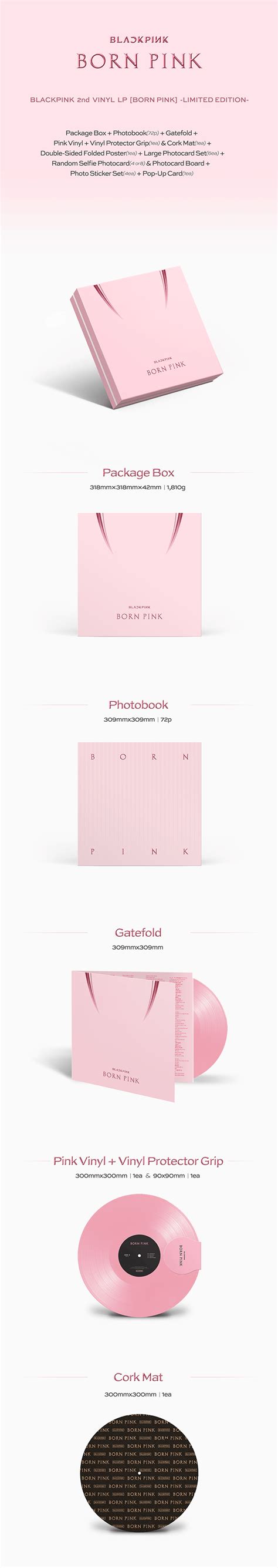 Blackpink Blackpink 2nd Vinyl Lp [born Pink] Limited Edition