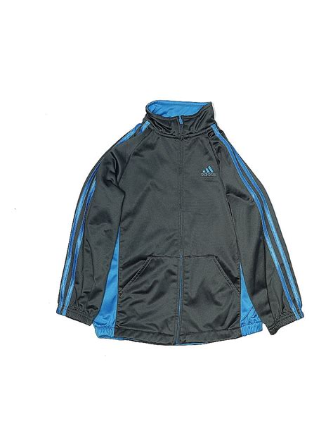 Adidas Black Track Jacket Size 7 58 Off Thredup