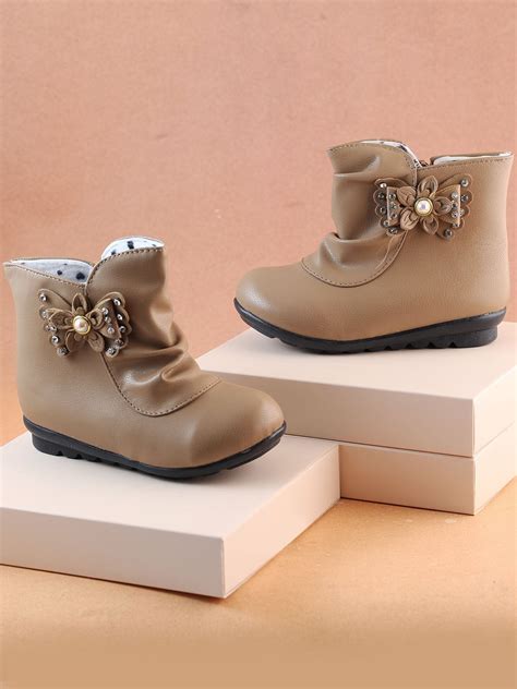 Buy Passion Petals Girls Brown Winter Boots Boots For Girls 19763008