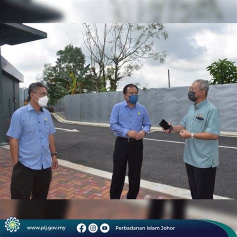 Lawatan Kerja Pengurus Besar Perbadanan Islam Johor Ke Projek Taman
