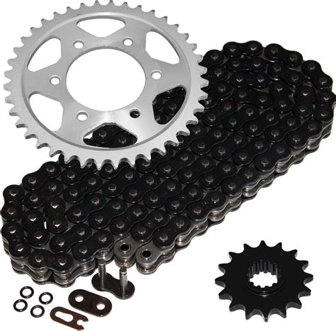 Amazon Caltric Black O Ring Drive Chain Sprockets Kit Compatible