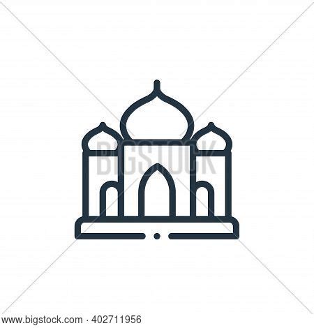 Taj Mahal Icon Vector Photo Free Trial Bigstock