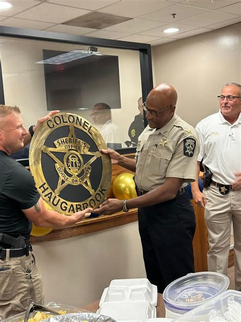 Dooly County Sheriff’s Office Colonel Lonnie Haugabrook Retires