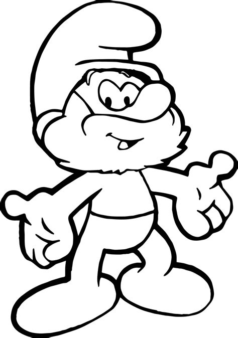 Smurfs Coloring Pages To Print At Free Printable