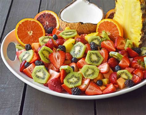 Summer Fruit Salad With Honey Lime Dressing Modern Honey