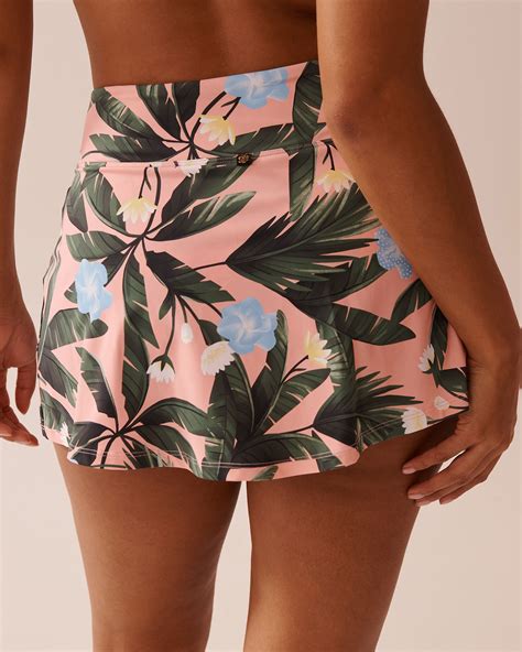 Peachy Tropics Skirt Bikini Bottom La Vie En Rose