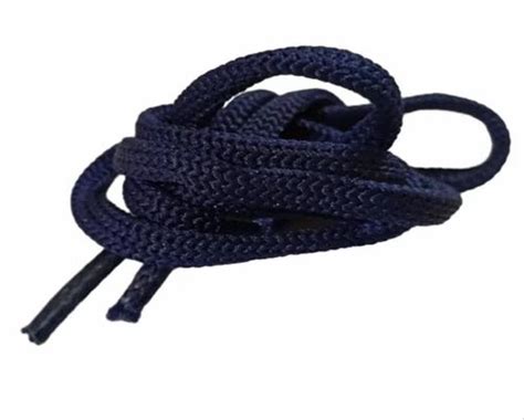 Navy Blue Polyester Shoe Laces At Rs 2 30 Pair Polyester Shoelace In