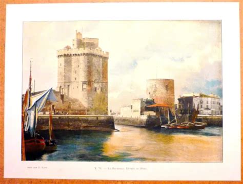 Le Port De La Rochelle Charente Maritime France Photochromie Fin Me