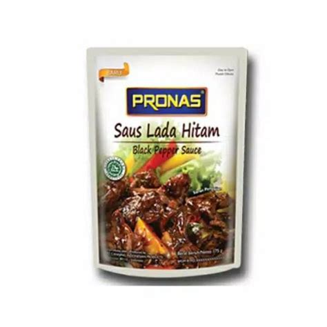 Jual Pronas Saus Lada Hitam Blackpepper 175 Gr Pronas Saus Teriyaki