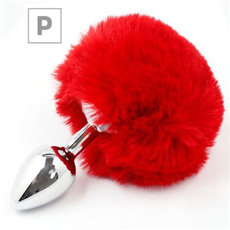 Plug Anal Em A O Pompom De Coelho Pequeno Rubi Sexy
