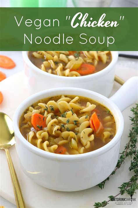 Vegan Chicken Noodle Soup Eat Drink Shrink Chicken Noodle Soup