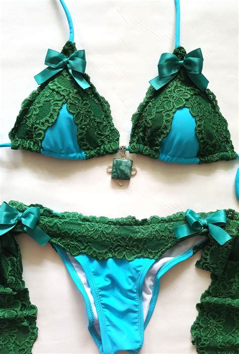 Victorian Gothic Bikini Scrunch Pucker Bottom Brazilian Bikini Etsy