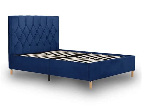 Birlea Loxley 4ft Small Double Midnight Blue Fabric Bed Frame