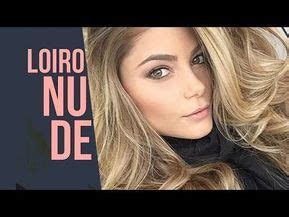 Descubra A Colora O Usada No Cabelo Loiro Nude
